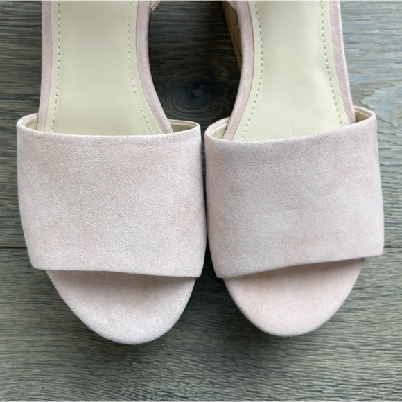 Marc Fisher Womens Rillia Suede Open Toe Casual Platform Pink Sandals - Size 8 - Picture 5 of 17